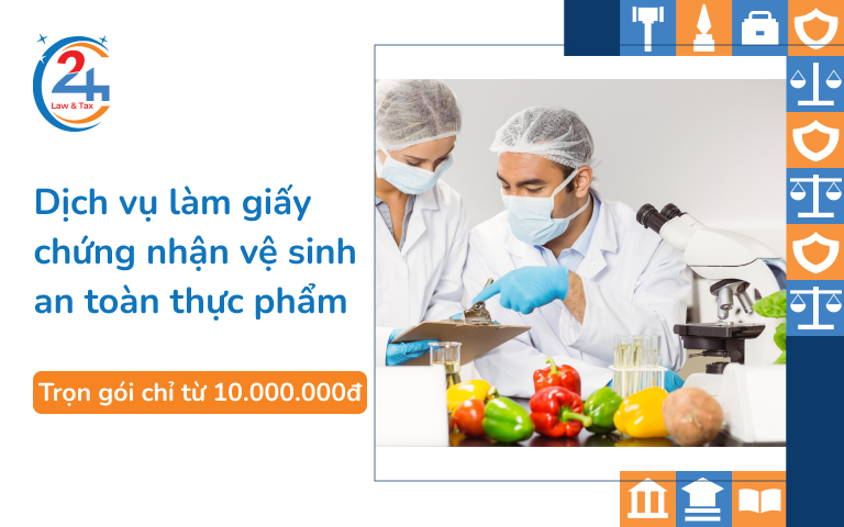 Dịch vụ làm giấy chứng nhận vệ sinh an toàn thực phẩm