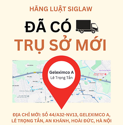 Thông báo chuyển địa điểm trụ sở Siglaw Tp.Hà Nội