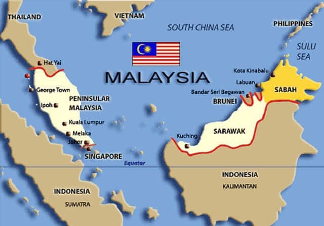 Bản đồ nước Malaysia