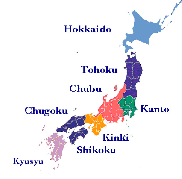 Hình ảnh bản đồ Nhật
